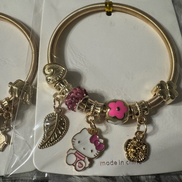 Hello Kitty Charm Bracelets 3pc - Picture 2 of 5